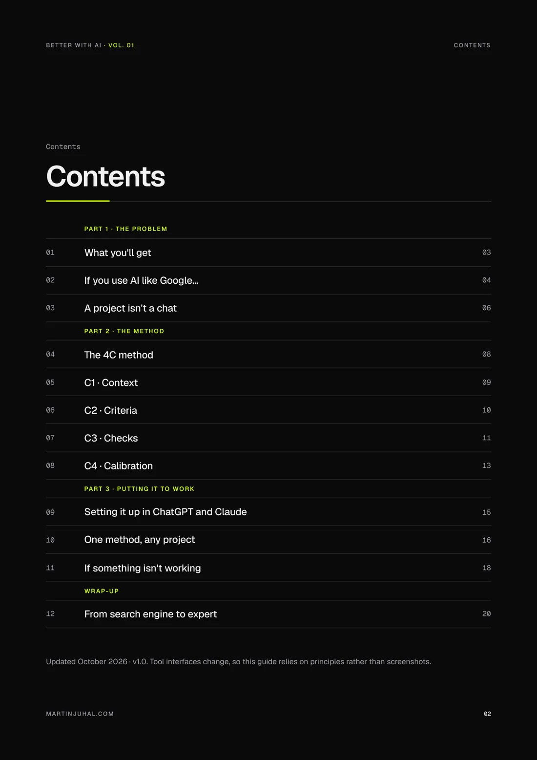 Contents