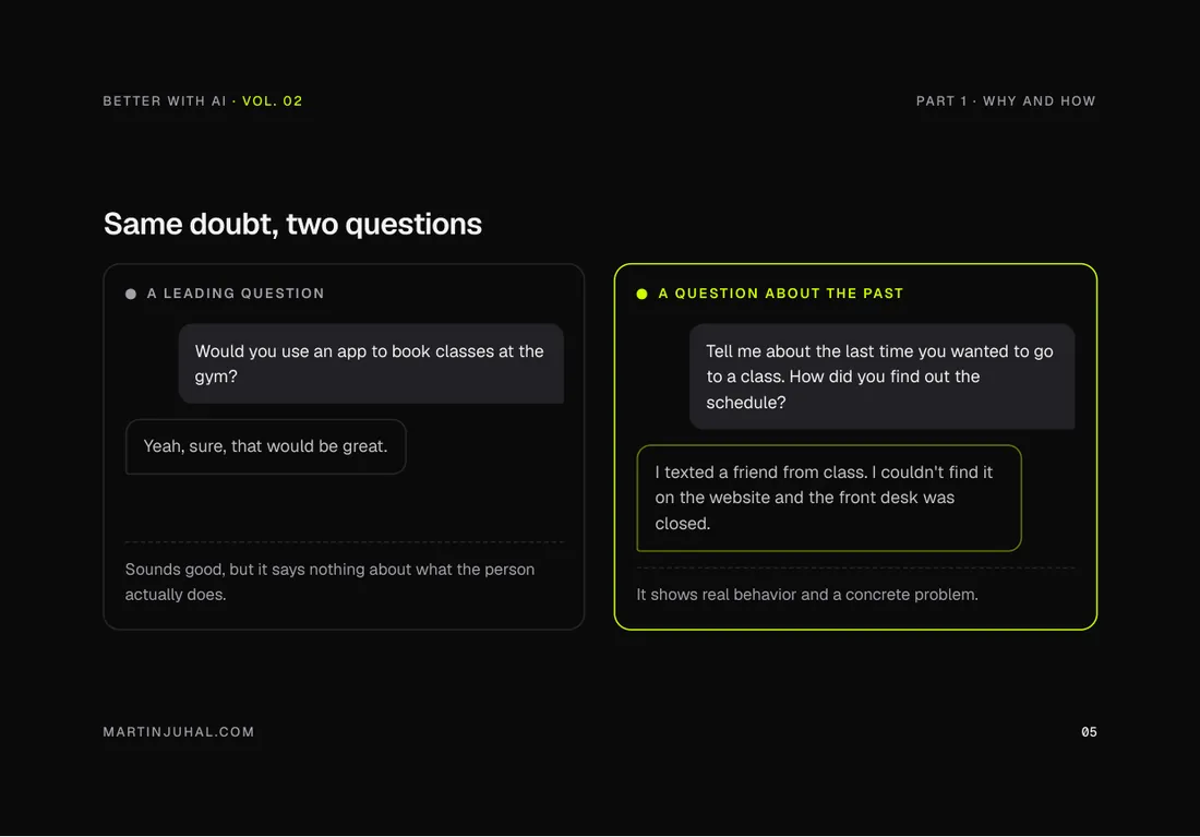 Same doubt, two questions