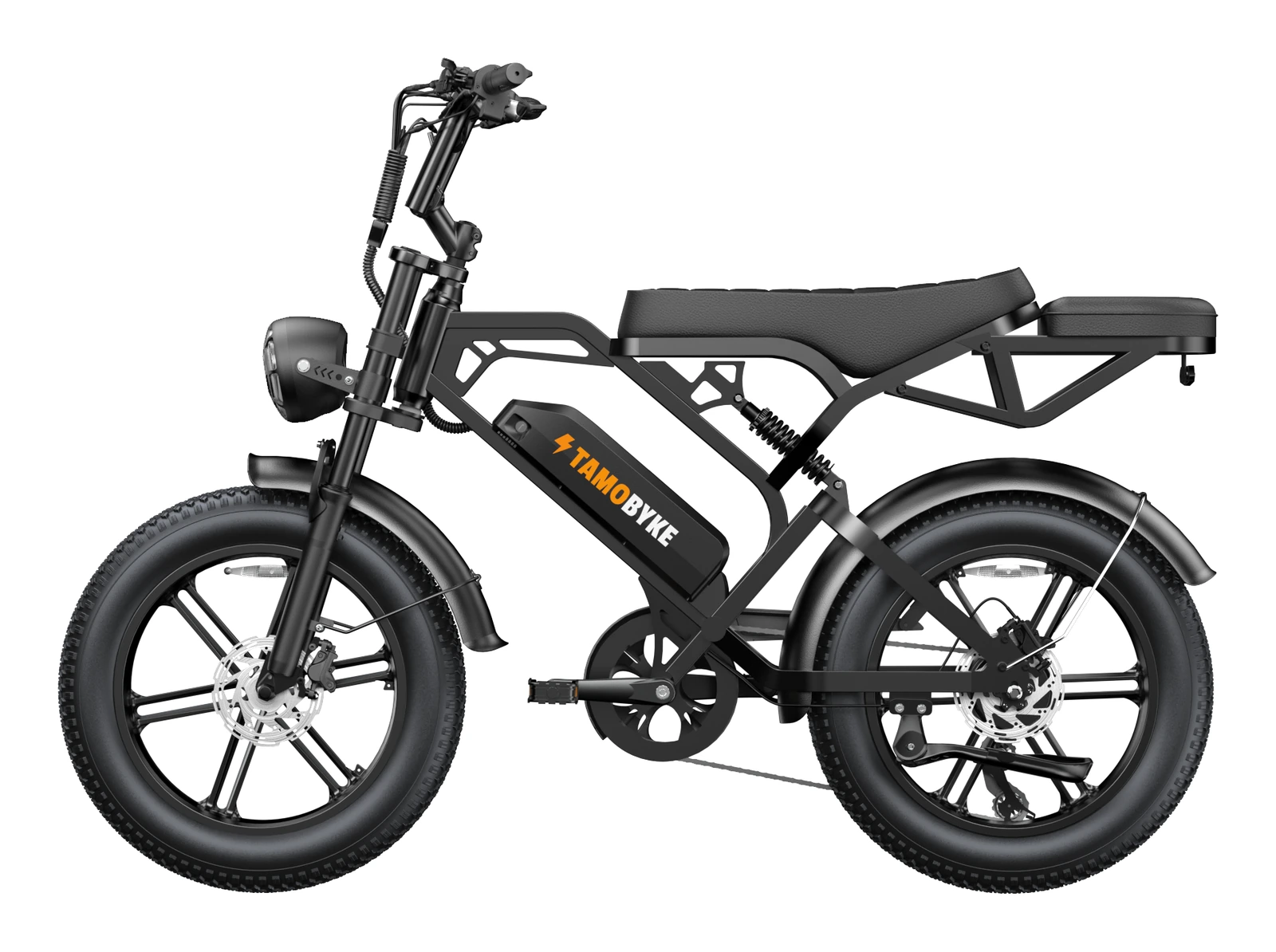 Tamobyke V20 electric bike, side view